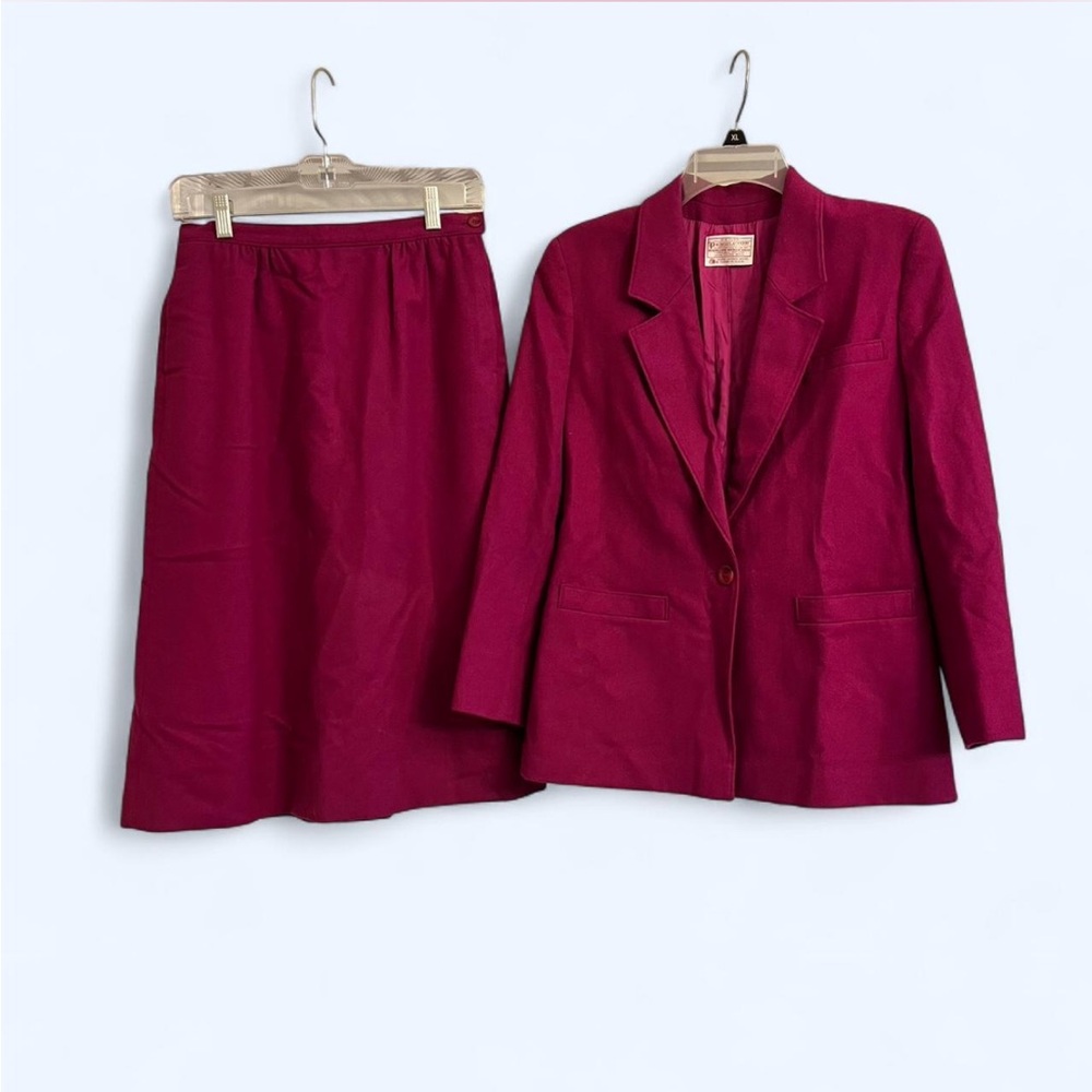 Pendleton Skirt & Blazer Set
